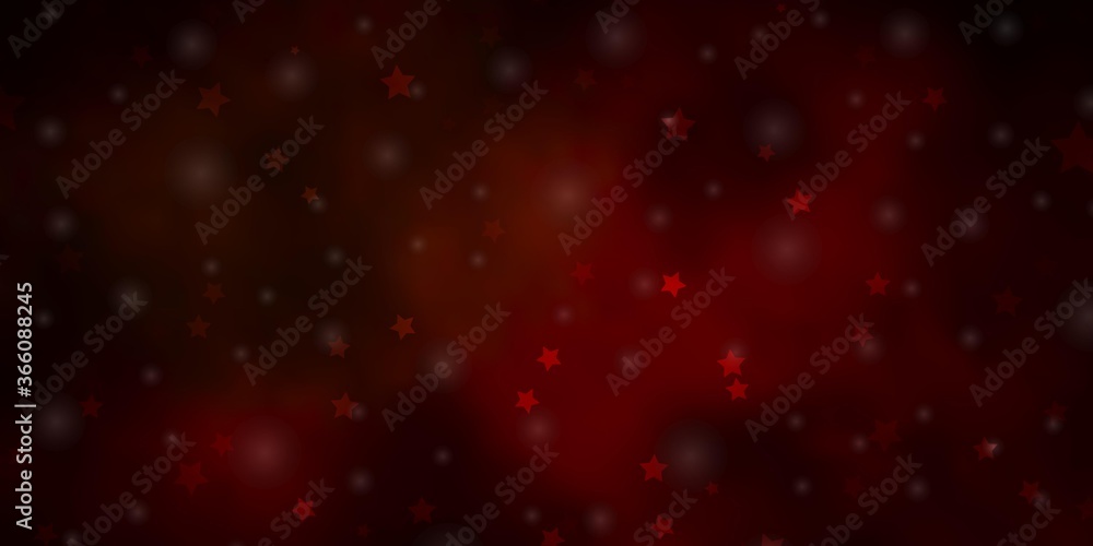 Dark Green, Yellow vector layout with bright stars. Colorful illustration in abstract style with gradient stars. Pattern for new year ad, booklets.