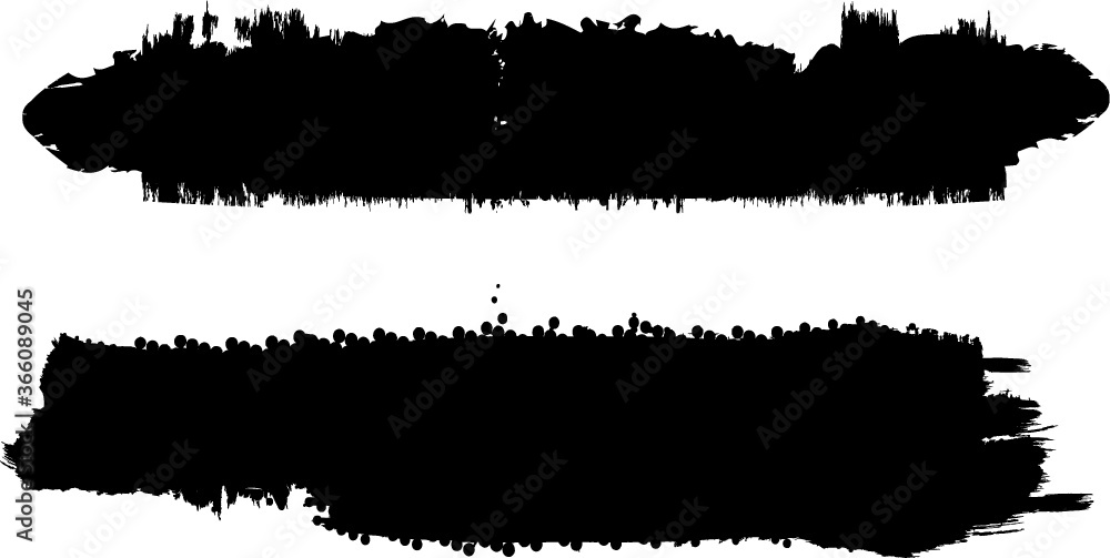 Grunge Paint Roller . Vector brush Stroke . Distressed banner . Black stripes isolated. paintbrush collection . Modern Textured shape . Dry border in Black . Bulge lines Grunge Paint Roller . Vector brush Stroke . Distressed banner . Black stripes isolated. paintbrush collection . Modern Textured shape . Dry border in Black . Bulge lines