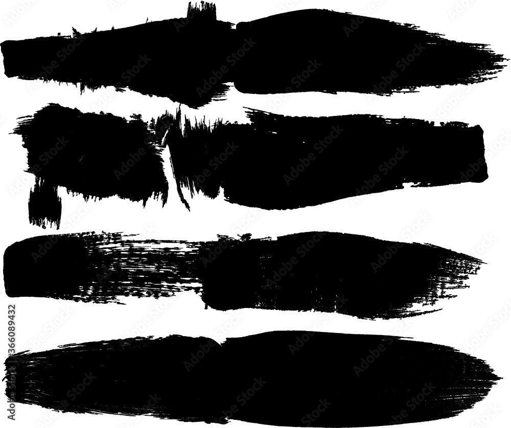 Grunge Paint Roller . Vector brush Stroke . Distressed banner . Black stripes isolated. paintbrush collection . Modern Textured shape . Dry border in Black . Bulge lines Grunge Paint Roller . Vector brush Stroke . Distressed banner . Black stripes isolated. paintbrush collection . Modern Textured shape . Dry border in Black . Bulge lines