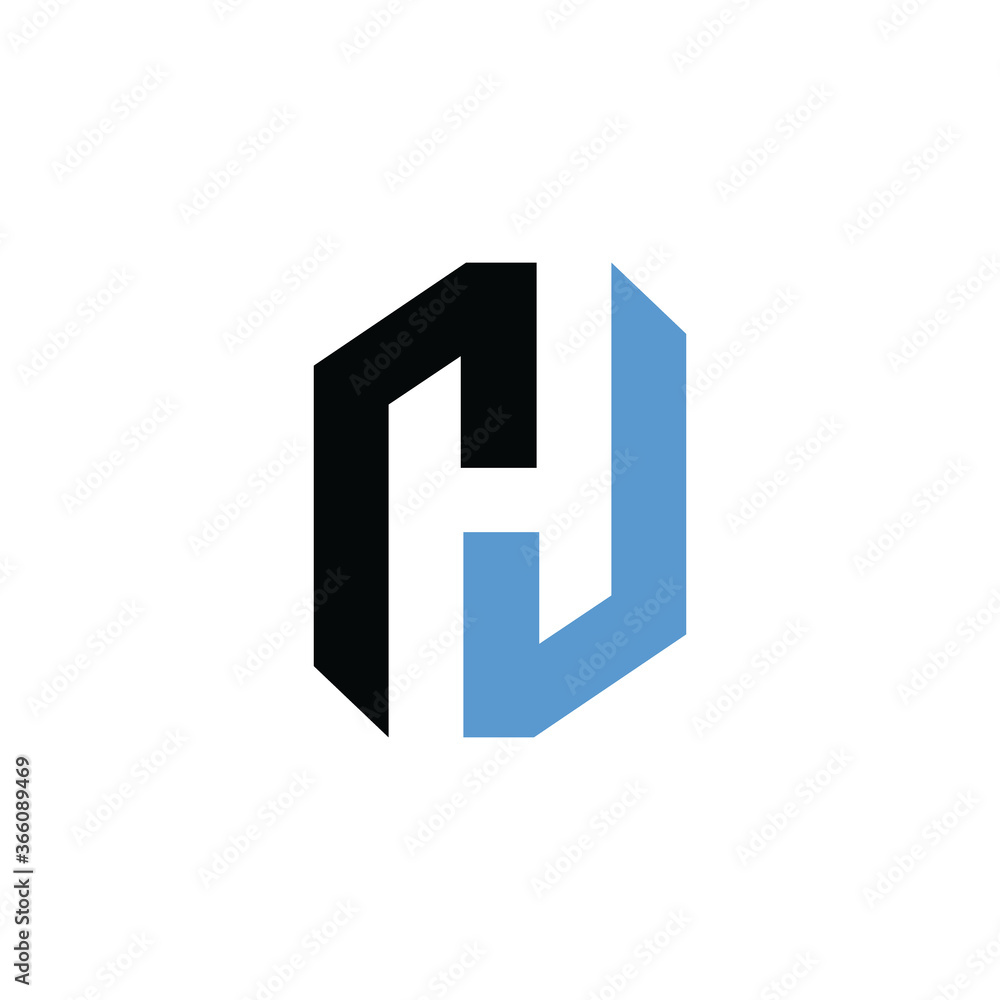 Letter H logo icon design template elements. Vector color sign. Letter H logo icon design template elements. Vector color sign.
