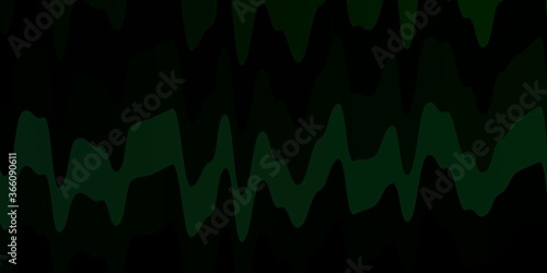 Light Green vector pattern with lines. Colorful illustration, which consists of curves. Template for your UI design.