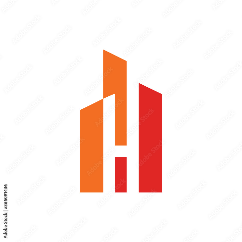 Letter H logo icon design template elements. Vector color sign. Letter H logo icon design template elements. Vector color sign.