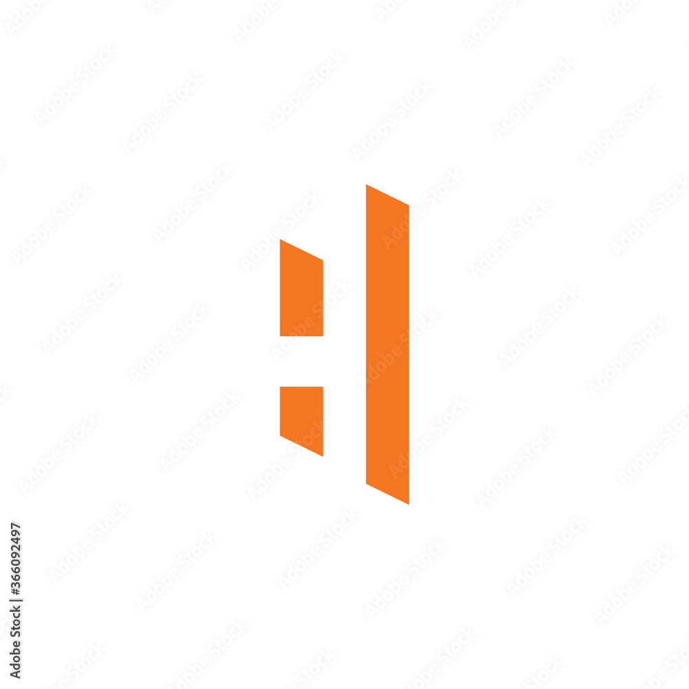 Letter H logo icon design template elements. Vector color sign. Letter H logo icon design template elements. Vector color sign.
