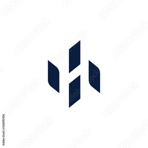 Free Download Letter H logo icon design template elements. Vector color sign. - GFXLoad