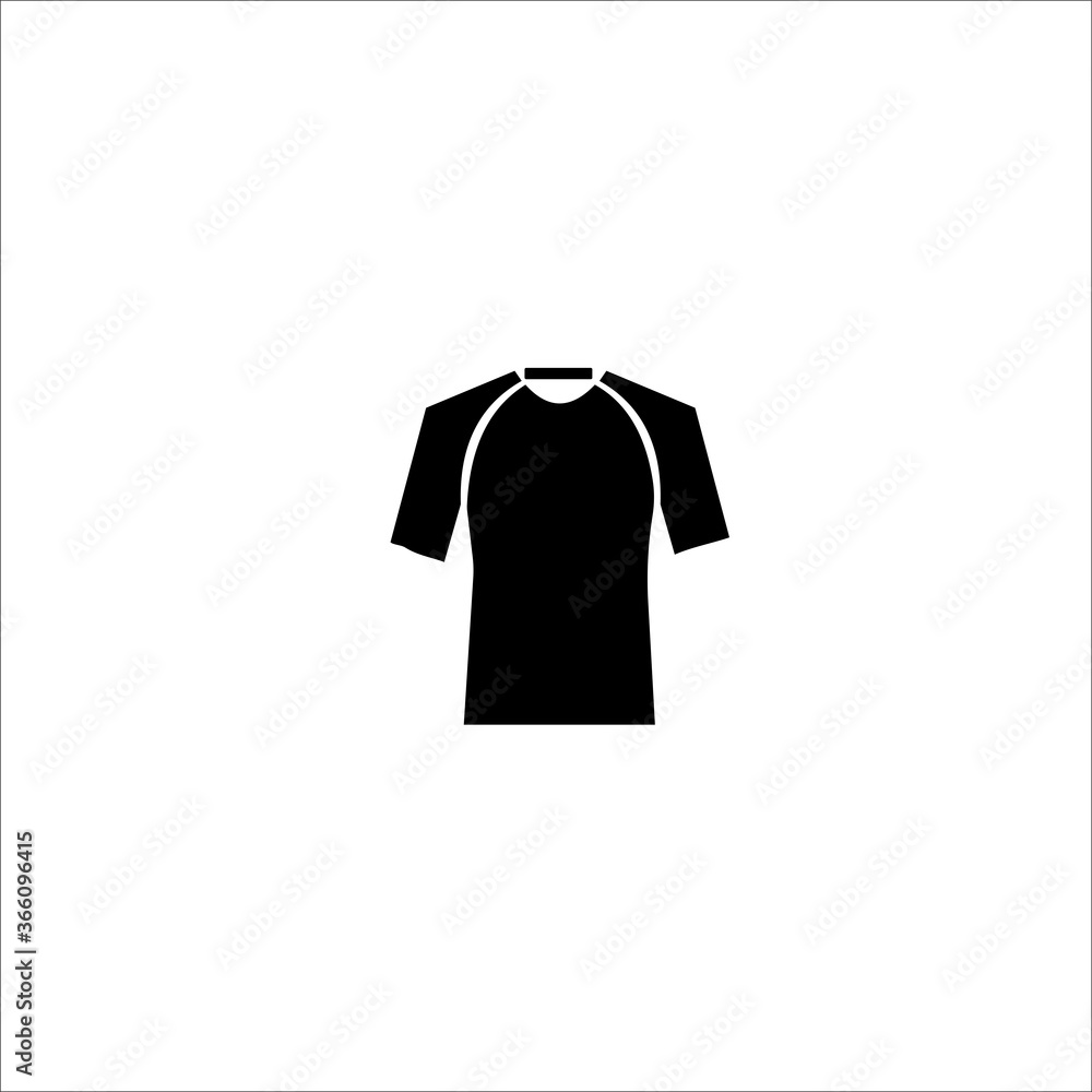 Sleeveless Sports T-Shirts vector solid icon Sleeveless Sports T-Shirts vector solid icon