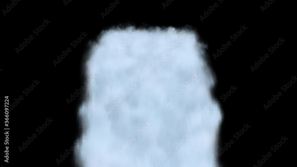 Waterfall 4K animation for film ads and movie on black background. Waterfall 4K animation for film ads and movie on black background.