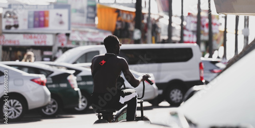 pedestrian crossing street