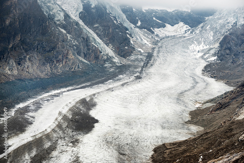 Pasterze glacier in Hohe Tauern National Park  Austria  Europe
