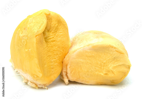 durian isolated on white background.
