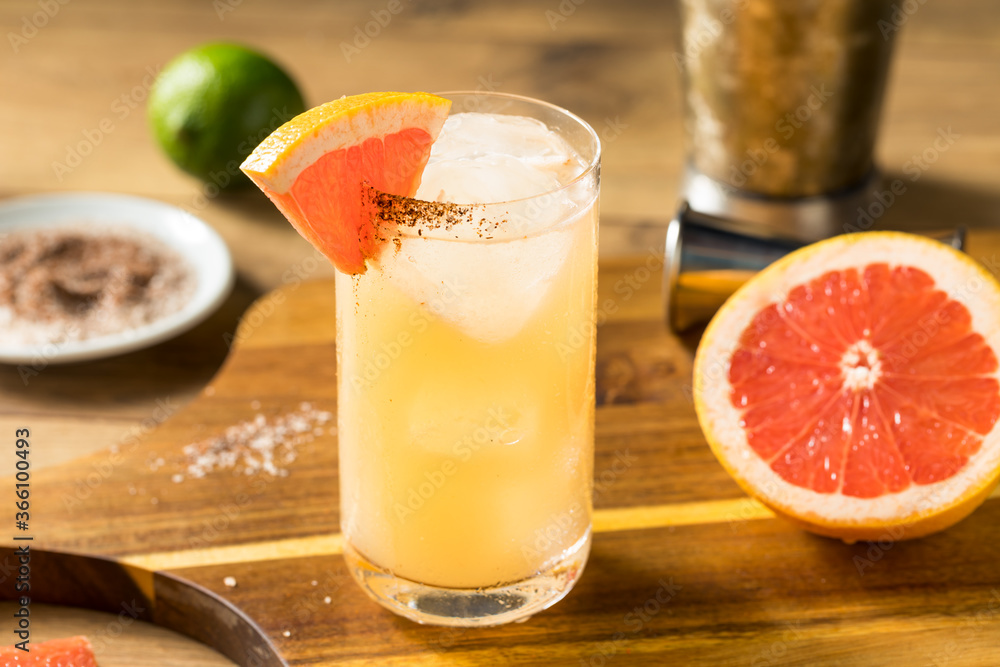 Refreshing Boozy Mezcal Spicy Paloma Refreshing Boozy Mezcal Spicy Paloma