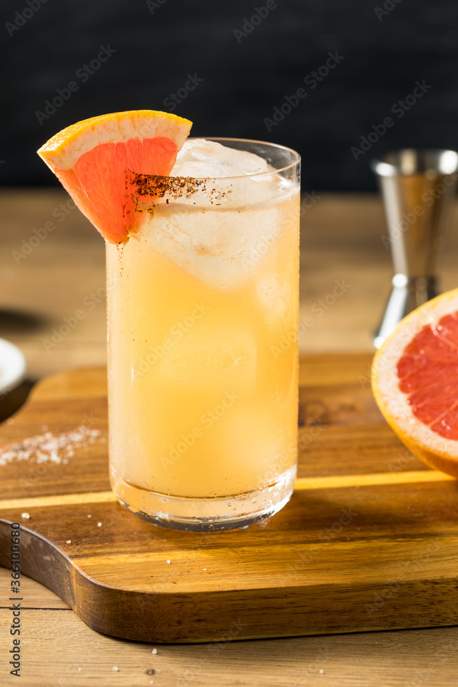 Refreshing Boozy Mezcal Spicy Paloma Refreshing Boozy Mezcal Spicy Paloma