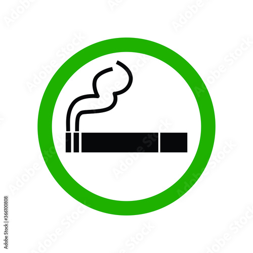 smoking area sign, smoking zone, smoking room