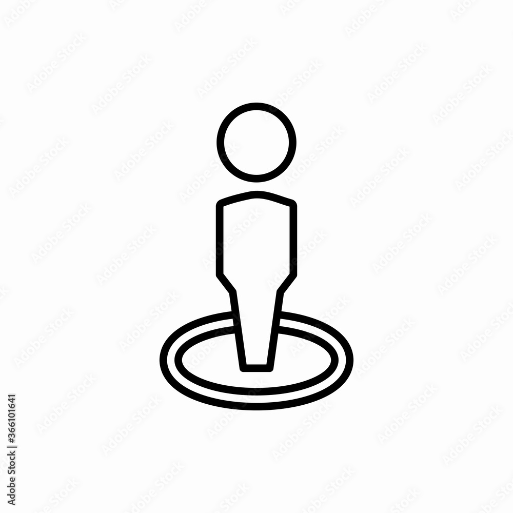 Outline man icon.Man vector illustration. Symbol for web and mobile Outline man icon.Man vector illustration. Symbol for web and mobile