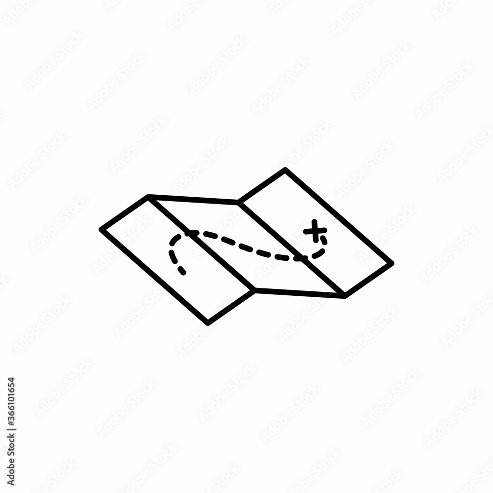 Outline map icon.Map vector illustration. Symbol for web and mobile