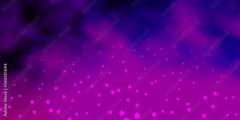 Dark Purple, Pink vector layout with bright stars. Blur decorative design in simple style with stars. Pattern for websites, landing pages. Dark Purple, Pink vector layout with bright stars. Blur decorative design in simple style with stars. Pattern for websites, landing pages.