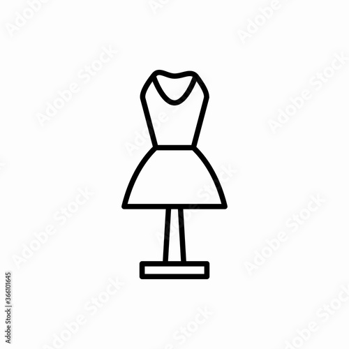 Outline mannequin icon.Mannequin vector illustration. Symbol for web and mobile