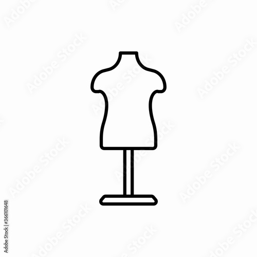 Outline mannequin icon.Mannequin vector illustration. Symbol for web and mobile