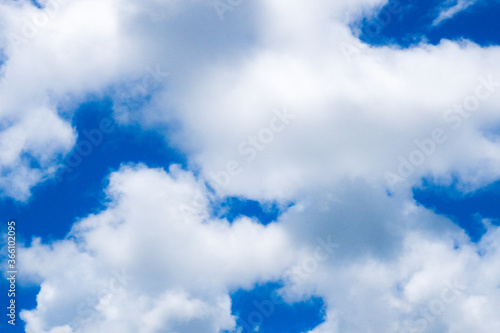 A clear cloudy blue sky background