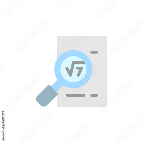Observation, paper icon. Simple color vector elements of knowledge icons for ui and ux, website or mobile application