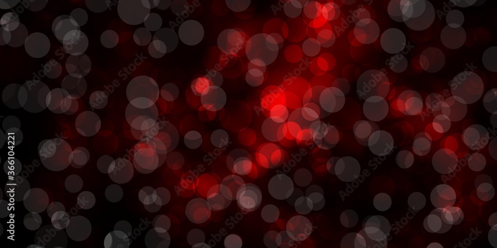 Dark Red vector template with circles. Abstract illustration with colorful spots in nature style. Pattern for websites. Dark Red vector template with circles. Abstract illustration with colorful spots in nature style. Pattern for websites.