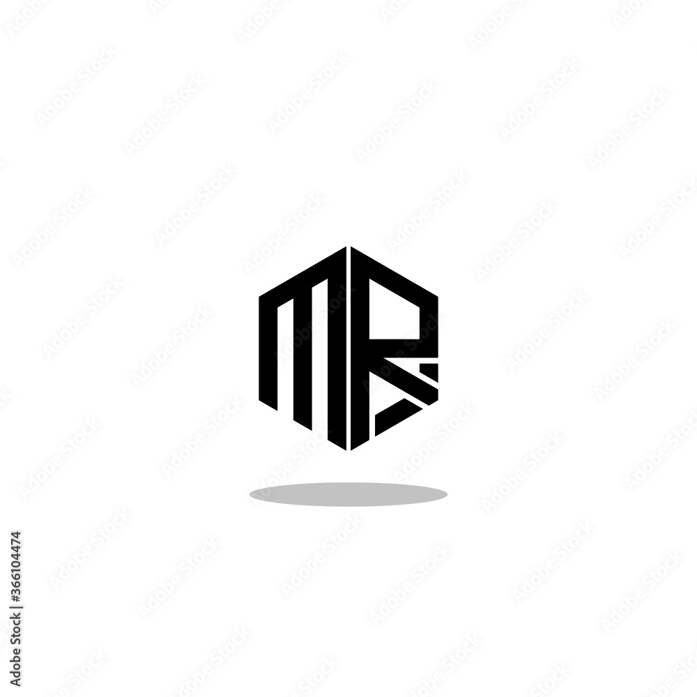 Letter MR Initial Logo Design Vector Template Illustration Letter MR Initial Logo Design Vector Template Illustration