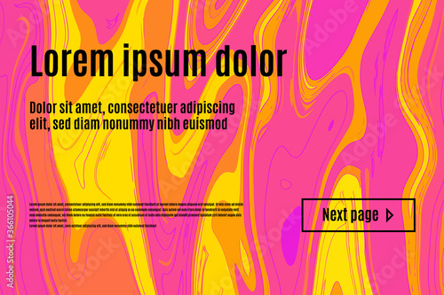Fotografija Animation abstract vector pattern, background motion hypnotic psychedelic, futuristic