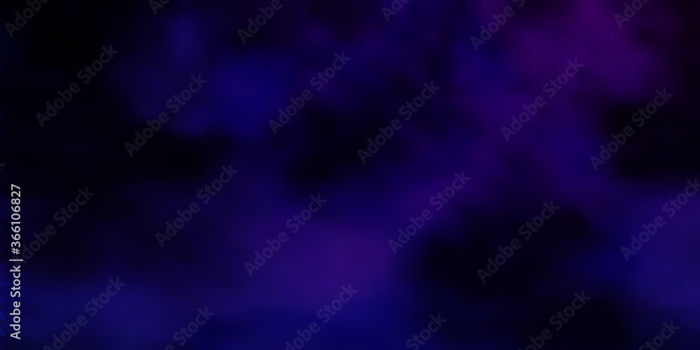 Dark Pink, Blue vector background in polygonal style.
