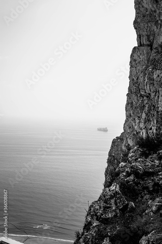 rocks and sea