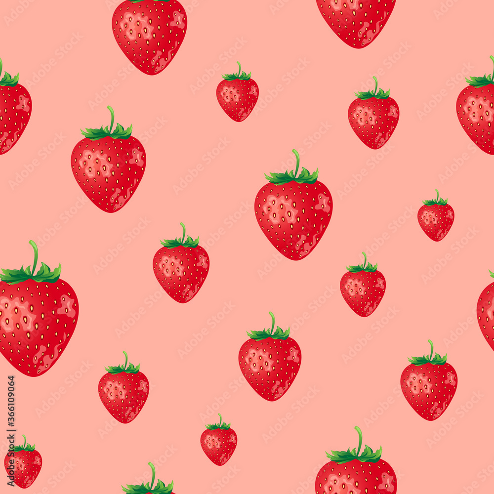 strawberry seamless pattern strawberry seamless pattern