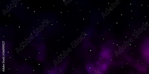 Dark Pink, Blue vector pattern with abstract stars. Shining colorful illustration with small and big stars. Design for your business promotion.