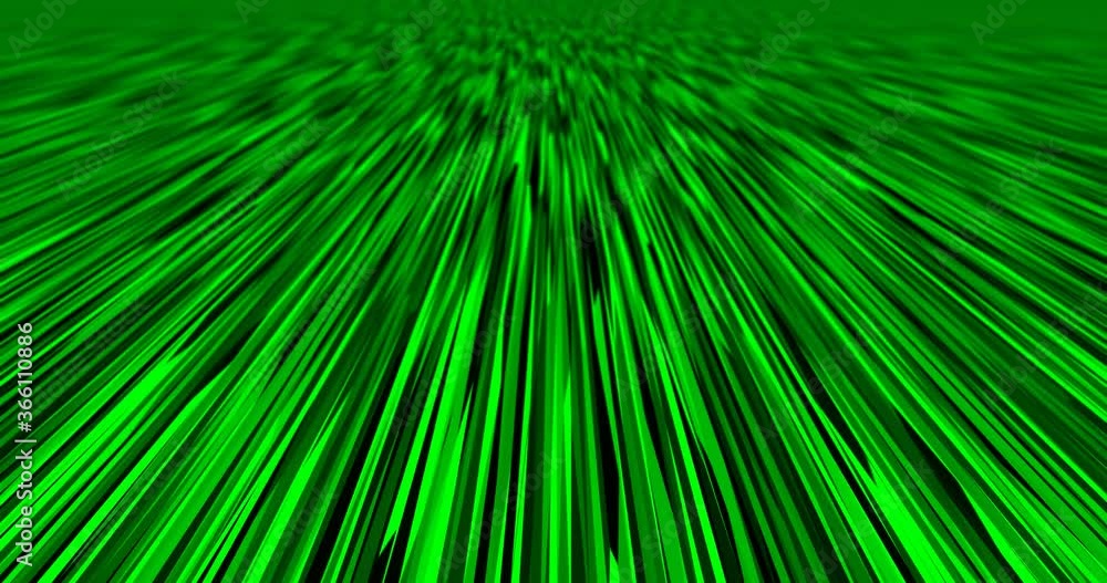 3d render with green abstract background with blur from speed 3d render with green abstract background with blur from speed