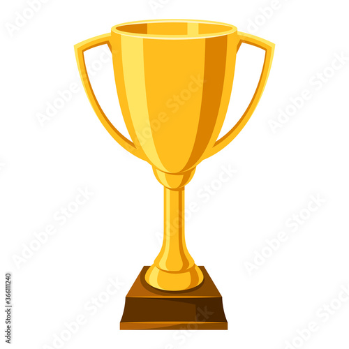 Gold cup icon.
