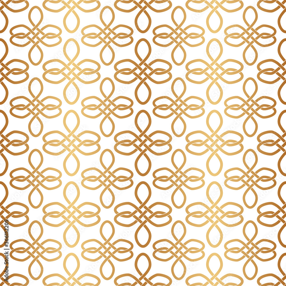 Fan seamless pattern. Chinese, Japanese style. Traditional golden texture.  Japan gold oriental. Ornate background. Asian motif. China theme. Geometric  ethnic design iPhone Wallet Case by Home Harmony