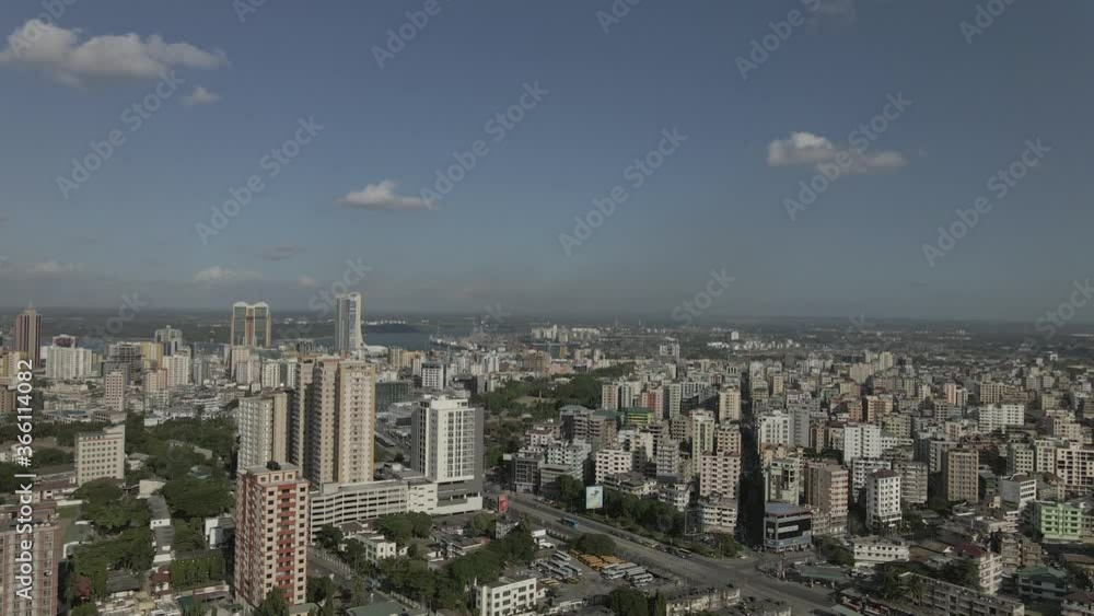 Dar es Salaam City, Tanzania the highest populated city in East Africa, One of the biggest city in Africa Dar es Salaam City, Tanzania the highest populated city in East Africa, One of the biggest city in Africa