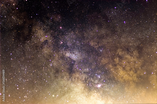 Core of the Milky Way in a Dark Sky
