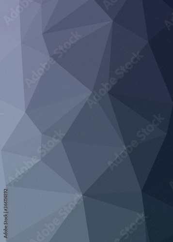 Dark Blue color Abstract color Low-Polygones Generative Art background illustration