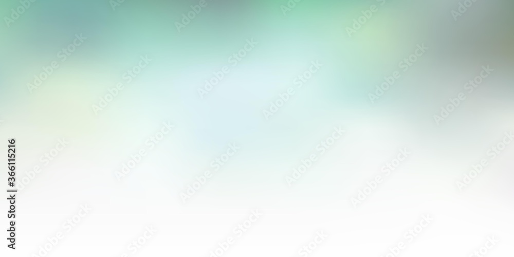 Fototapeta premium Light blue, green vector abstract blur texture.