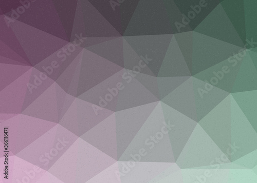 Radiant Orchid color Abstract color Low-Polygones Generative Art background illustration