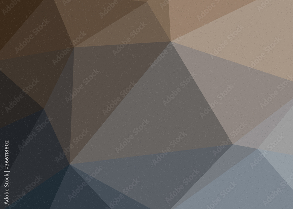 Obraz premium Galaxy Blue color Abstract color Low-Polygones Generative Art background illustration