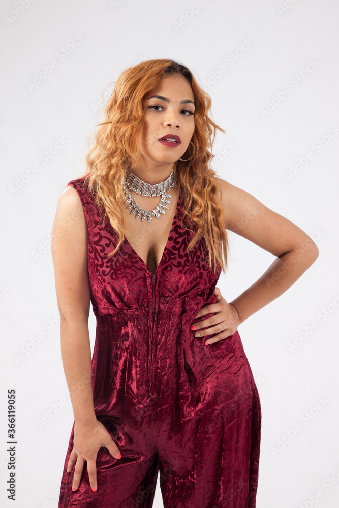 Lovely Hispanic woman with her hand on her hip Lovely Hispanic woman with her hand on her hip
