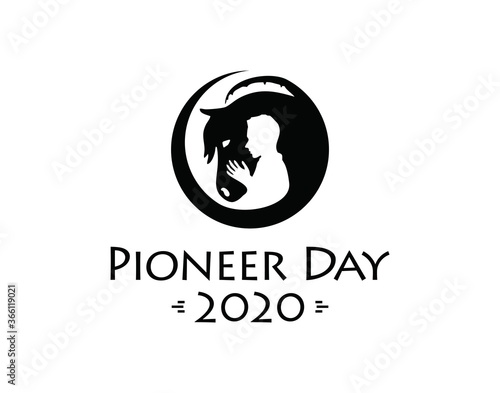 symbol icon Illustration Of pioneer days