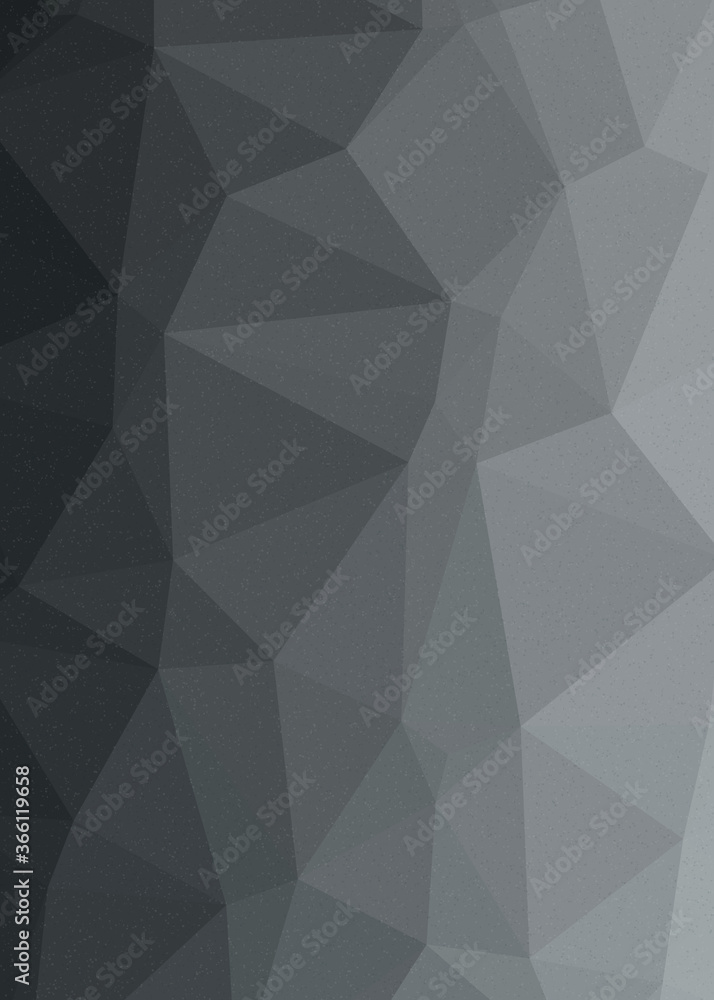 Obraz premium Dark Slate color Abstract color Low-Polygones Generative Art background illustration