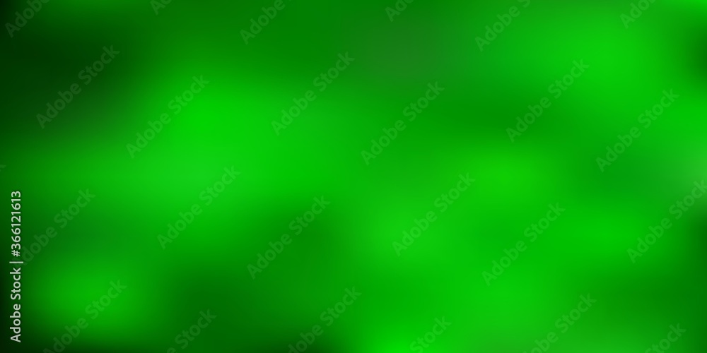 Light green vector abstract blur backdrop.