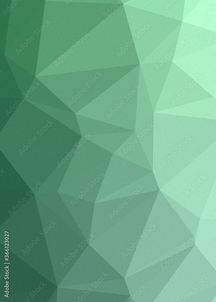 Sea Green color Abstract color Low-Polygones Generative Art background illustration