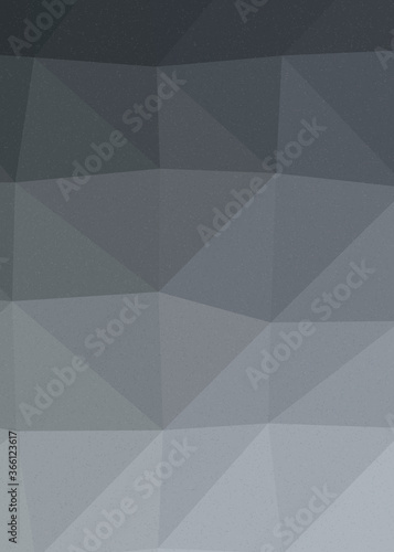 Slate Gray color Abstract color Low-Polygones Generative Art background illustration © vector_master