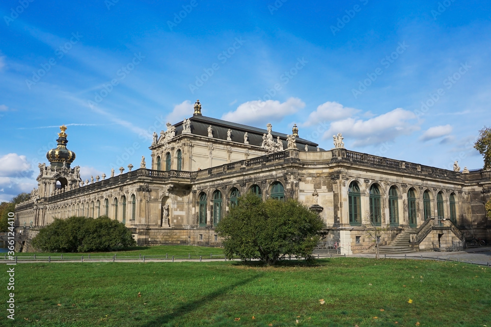 The Zwinger in the old town of Dresden