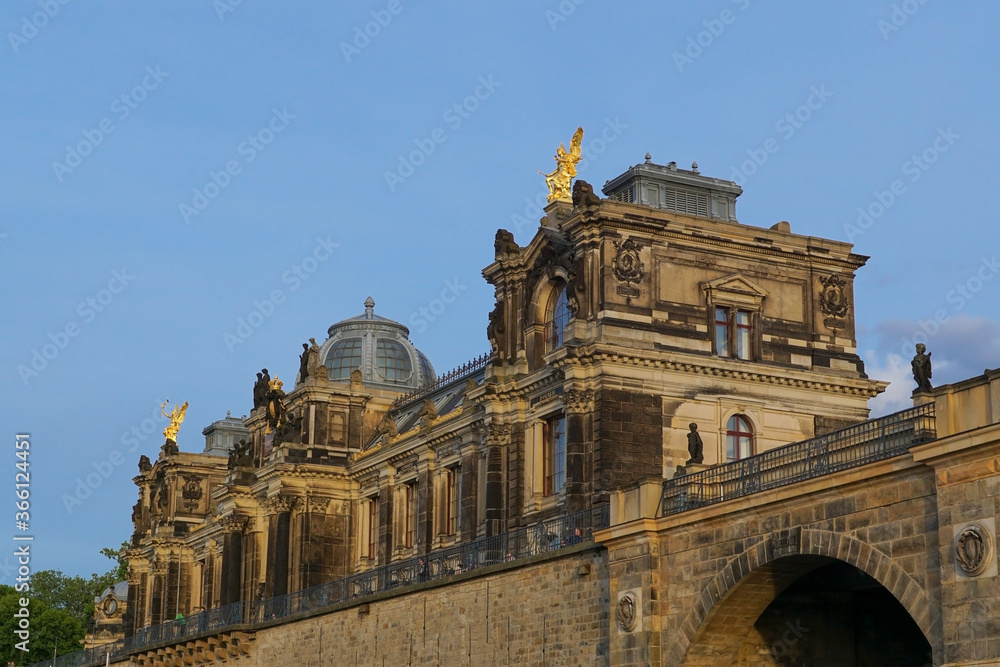 The Dresden Academy of Fine Arts on the Brühlsche Terrasse 