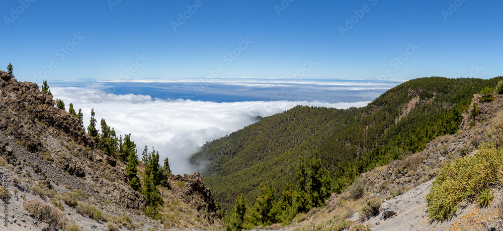 Mountains landscape panoramic view on Tenerife Mountains landscape panoramic view on Tenerife