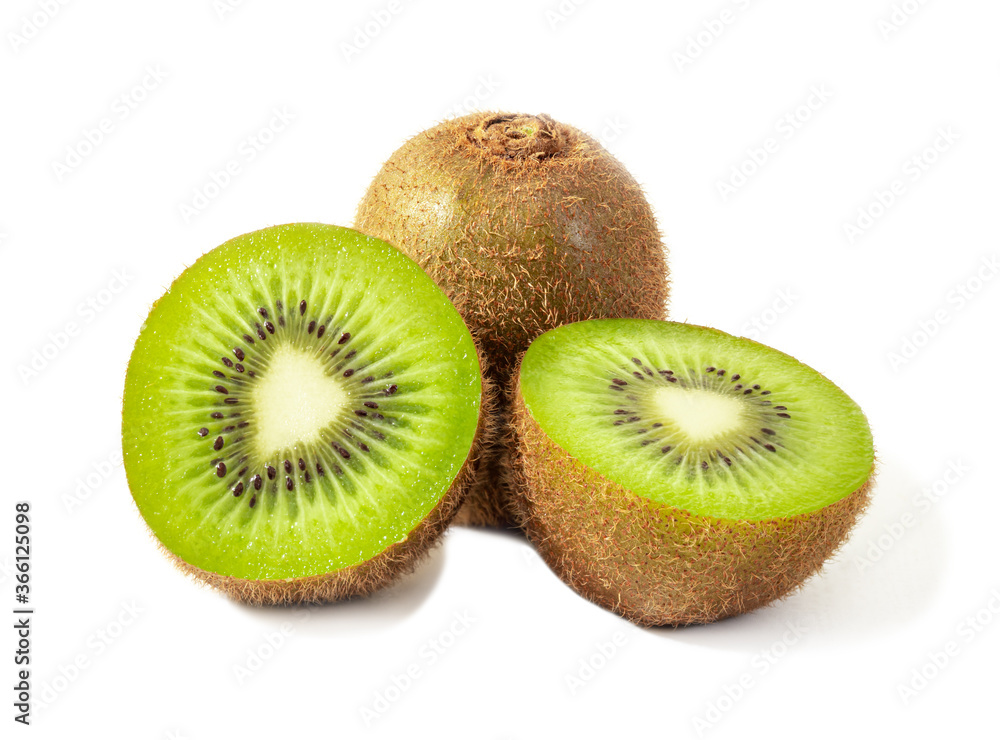 Kiwi fruit isolated on white background Kiwi fruit isolated on white background