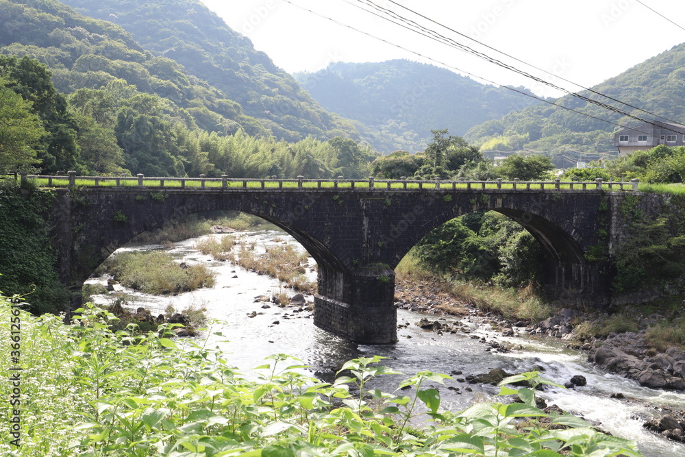 Fototapeta premium 石橋 眼鏡橋2